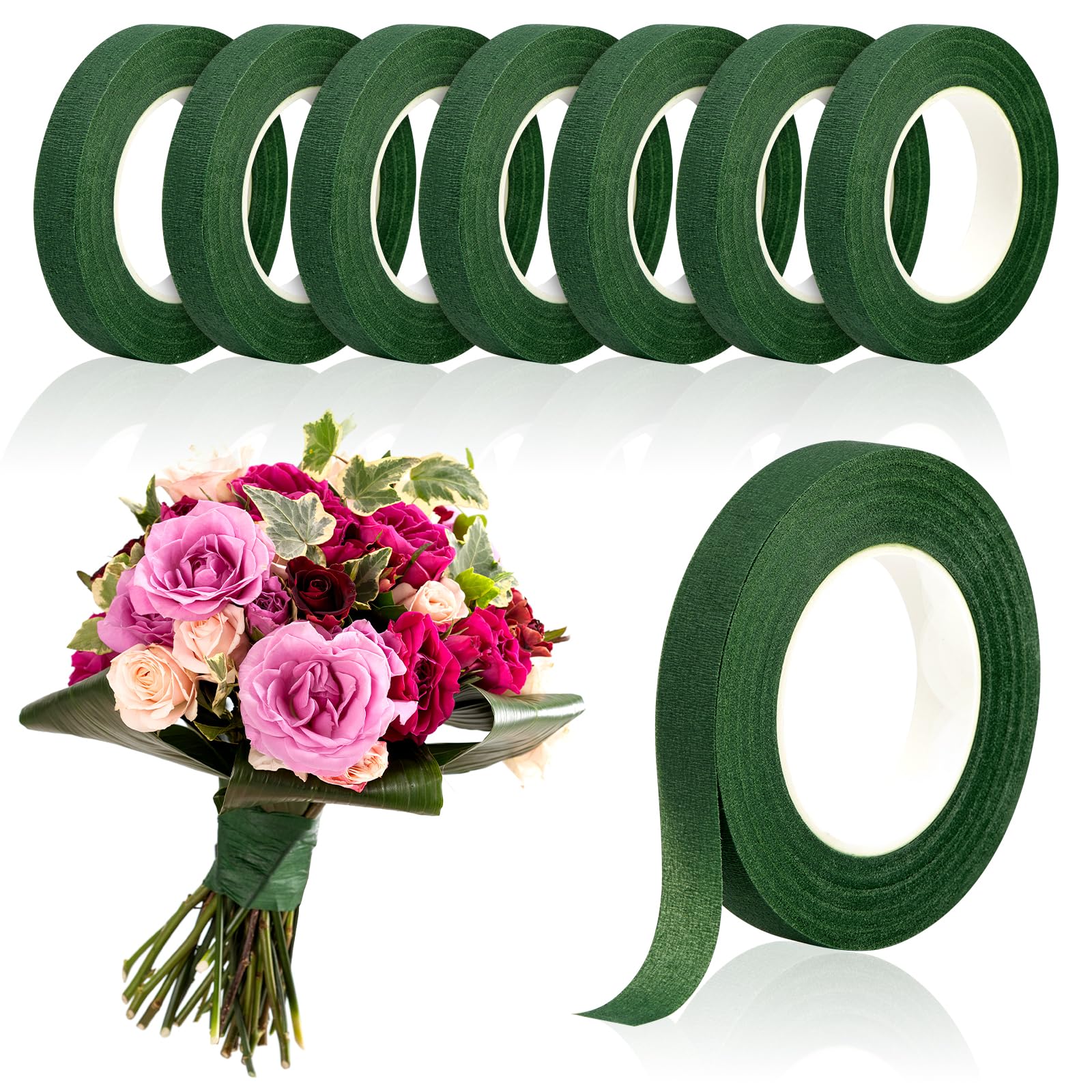 The Florist Supply - Ruban floral vert de 20 yards,