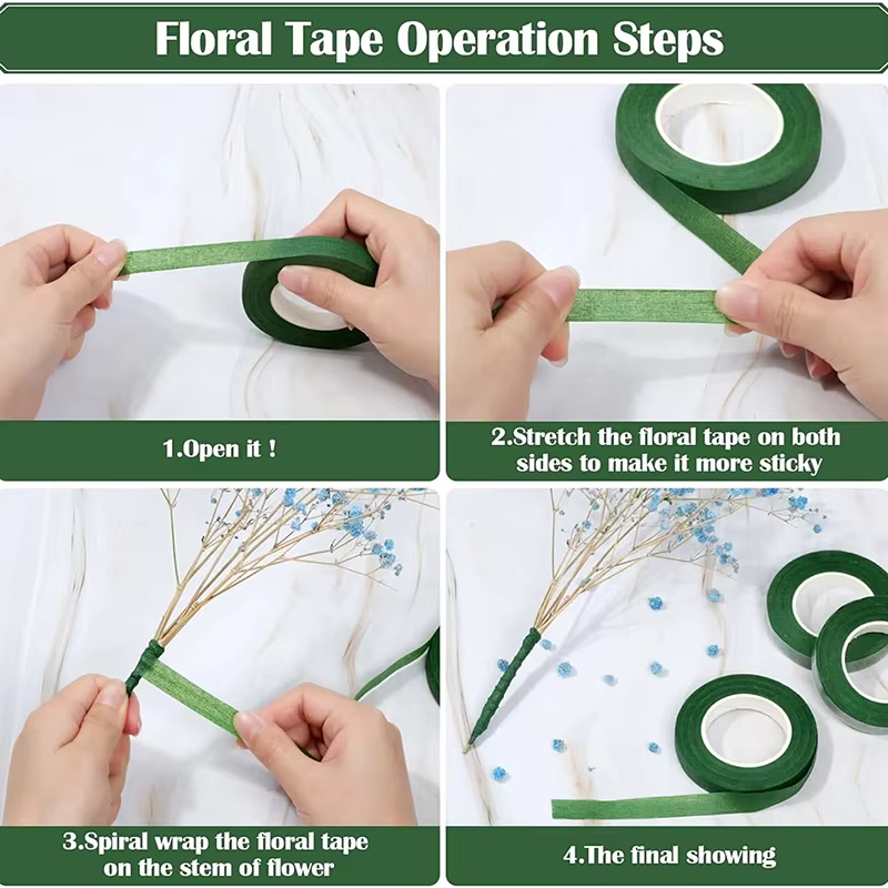 Ruban floral vert de 20 yards, - The Florist Supply avis et prix
