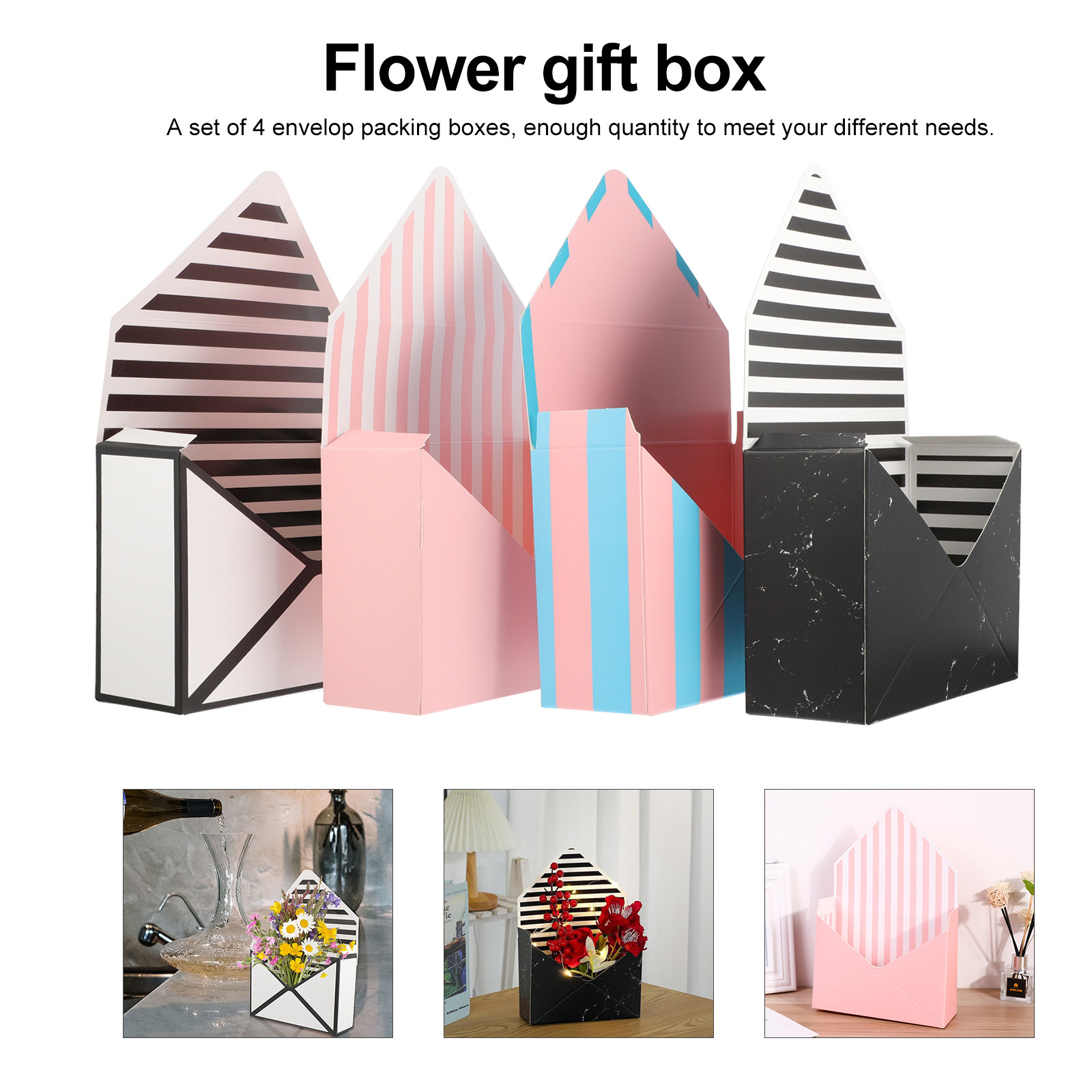 4 boîtes à fleurs en forme d'e - The Florist Supply avis et prix
