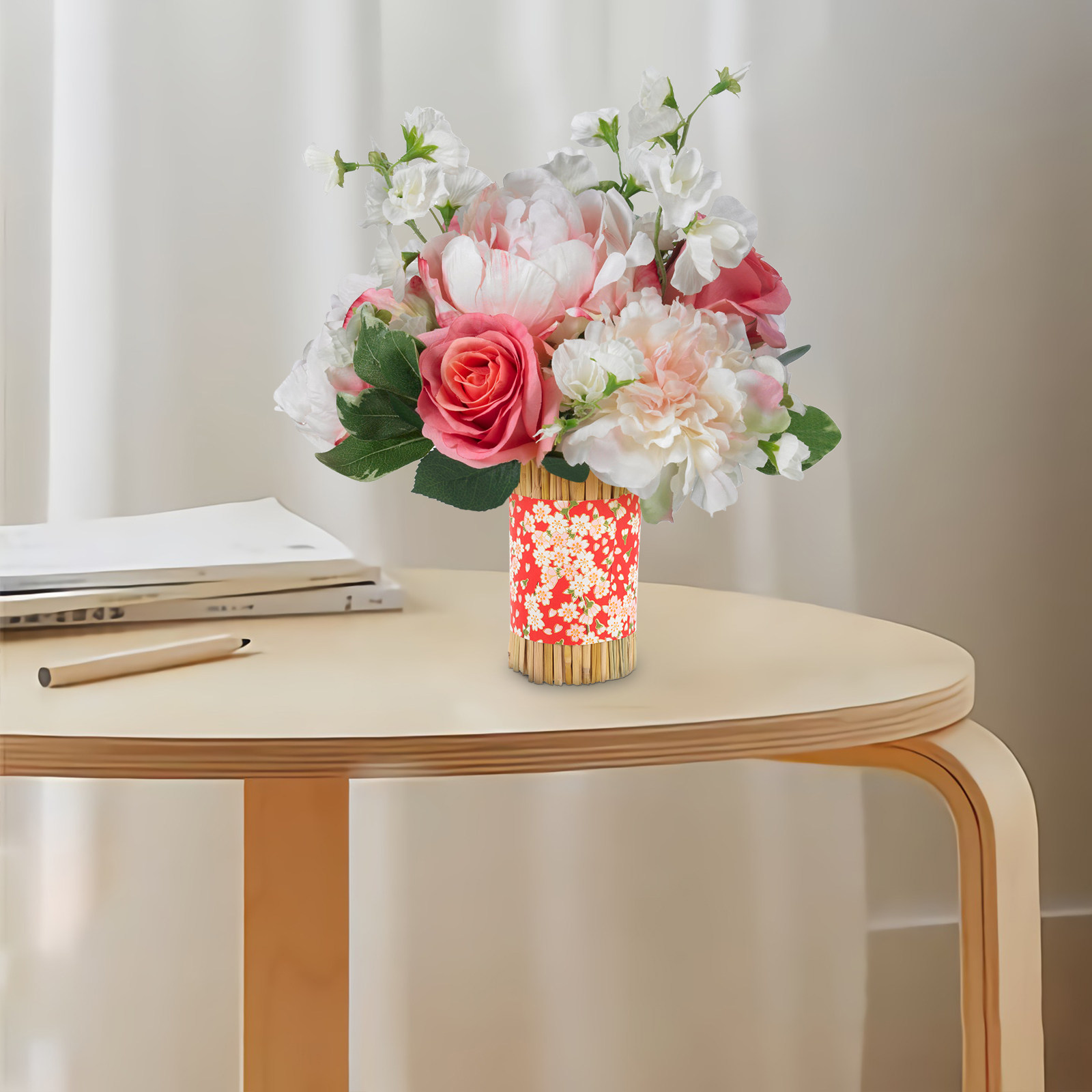 Vase décoratif en paille pour  - The Florist Supply avis et prix